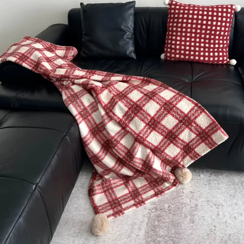 Englische Retro-Decke – gemütliche Wärme für Sofa und Zuhause