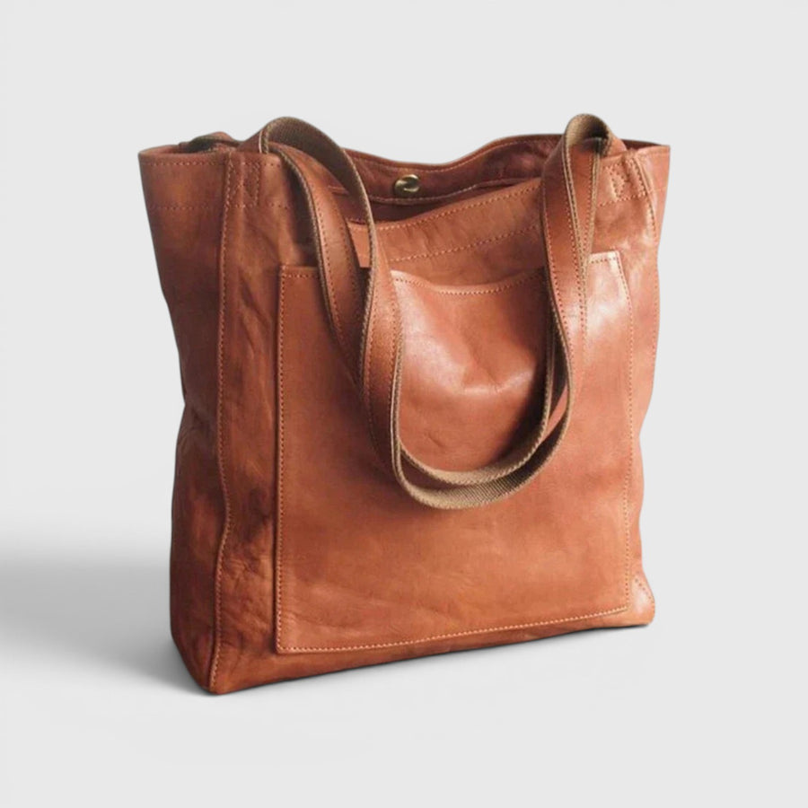 Damen Handtasche Kunstleder Braun Crossbody Bag