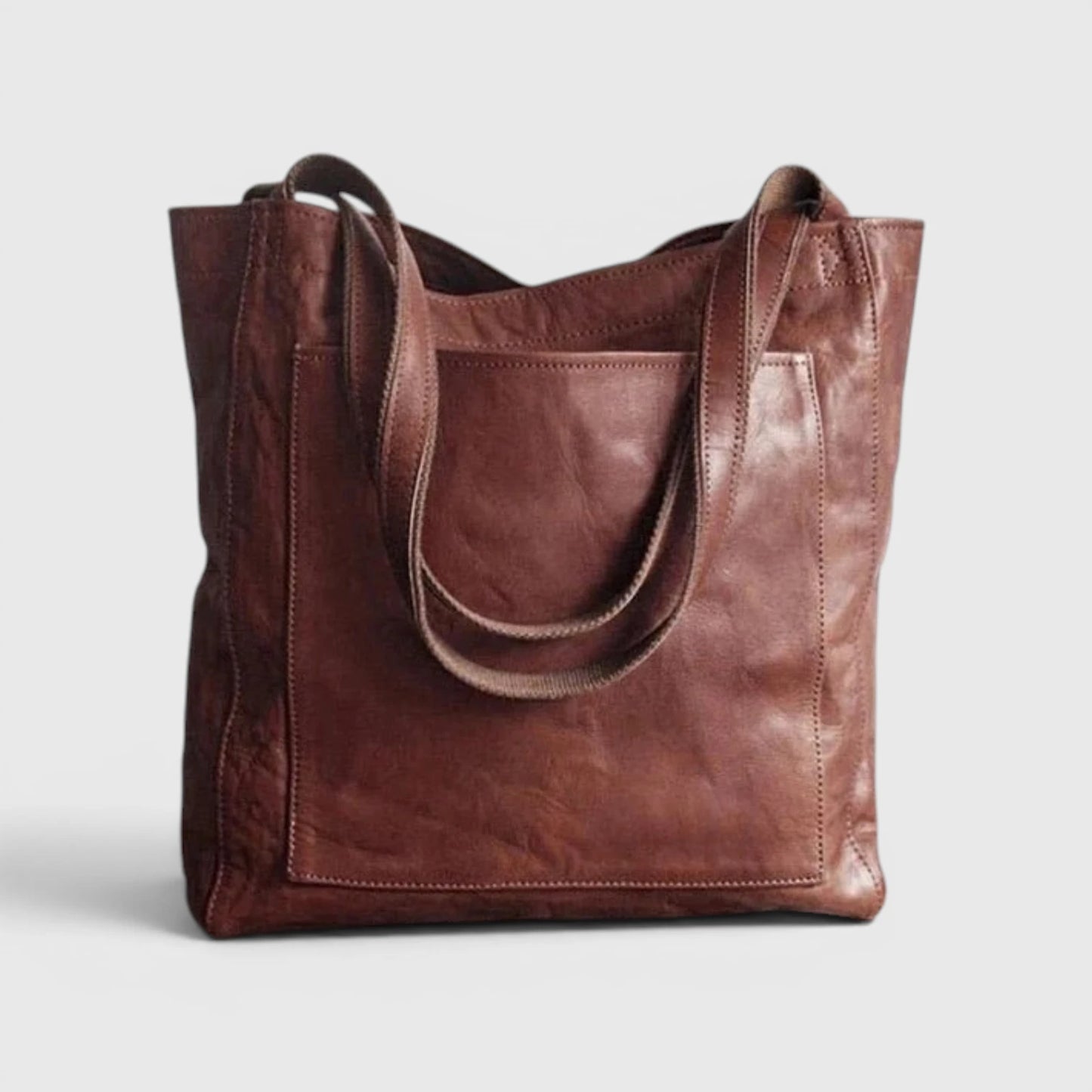 Damen Handtasche Kunstleder Braun Crossbody Bag