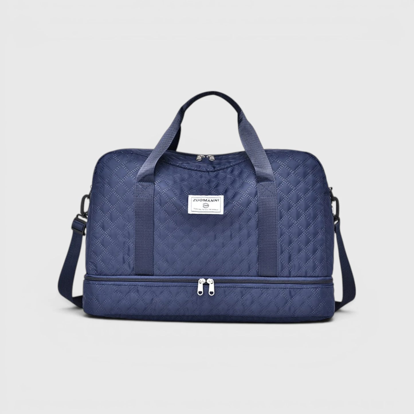 Gesteppte Reisetasche mit Schuhfach - Travique