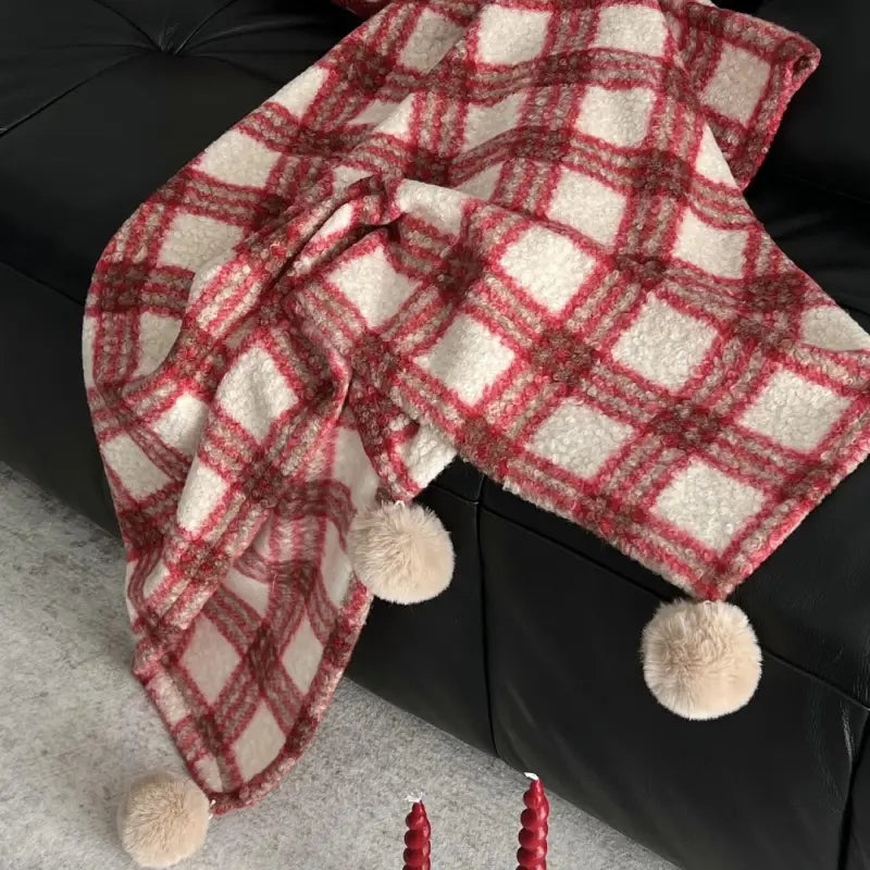 Englische Retro-Decke – gemütliche Wärme für Sofa und Zuhause