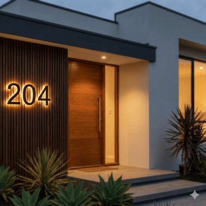 LumiDigit™ – Solar-LED Hausnummern