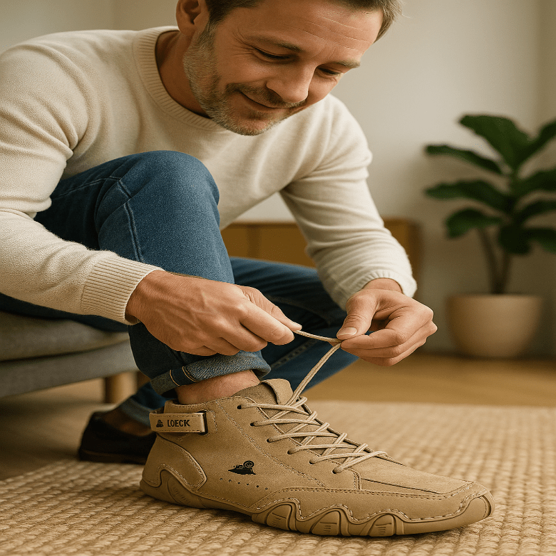 Wasserdichte atmungsaktive Komfortschuhe mit rutschfester Sohle
