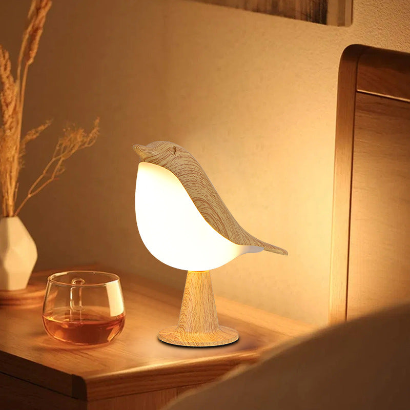 LED Vogellampe Aromadiffuser – Dimmbar, Fernbedienung, USB-C aufladbar