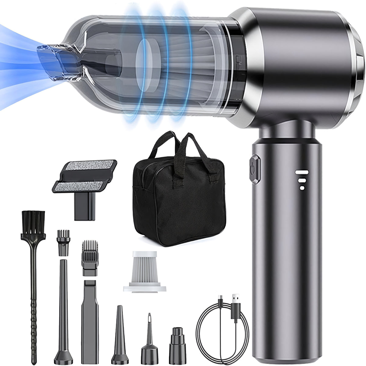 AirVac Pro – 4 in 1 Power-Handstaubsauger - das Original