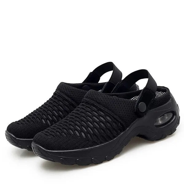 Orthopädische Clogs Damen Mesh | Luftpolster-Dämpfung | Rutschfeste Slipper | Luniva