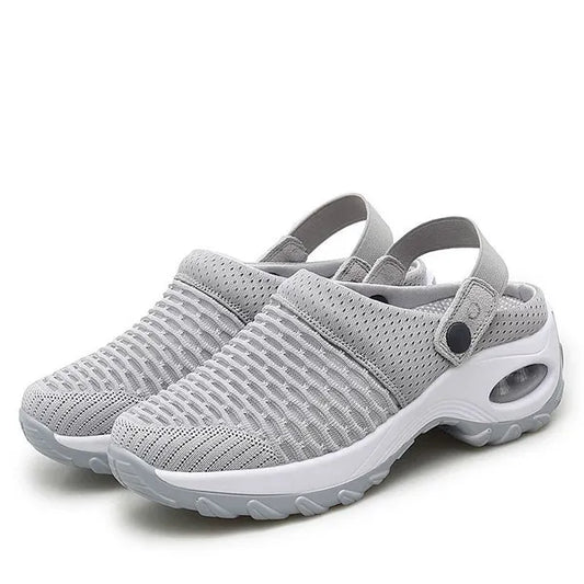 Orthopädische Clogs Damen Mesh | Luftpolster-Dämpfung | Rutschfeste Slipper | Luniva