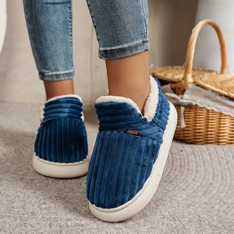 Warme Thermo-Hausschuhe für den Winter mit rutschfester Sohle