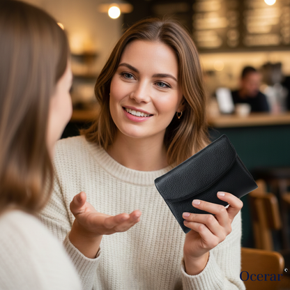 PebbleWallet – Kompakte RFID Lederbörse