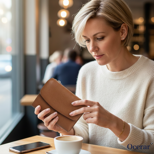 PebbleWallet – Kompakte RFID Lederbörse