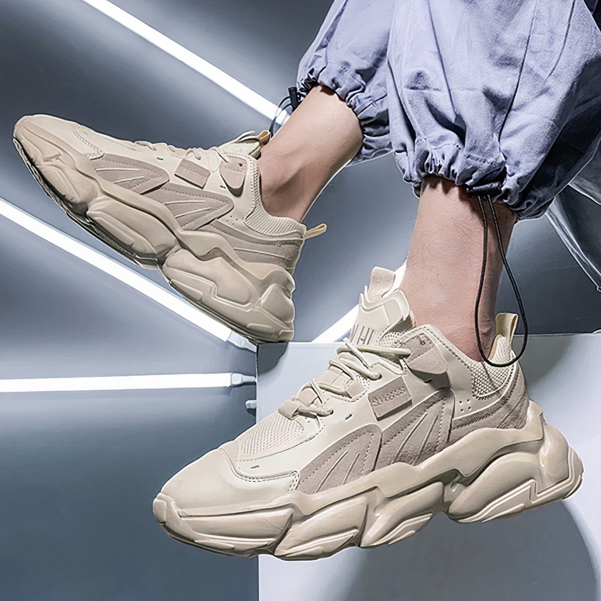 6cm Boost Leichte Turnschuhe – Sneaker mit Erhöhung