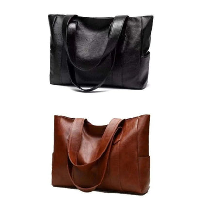 Vintaris – Elegante Schultertasche aus Leder mit Retro-Touch und glatter Oberfläche