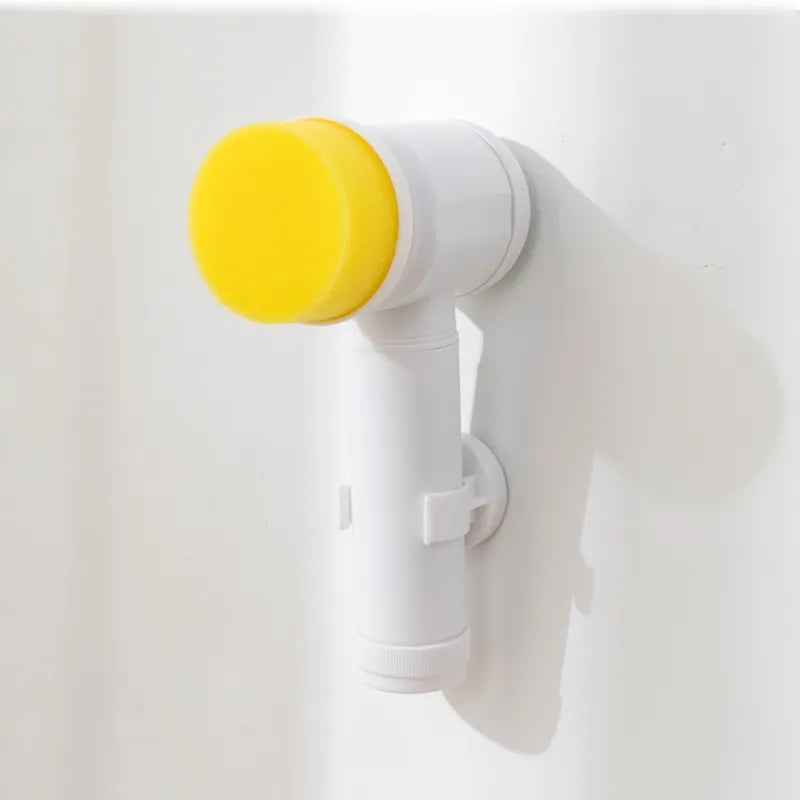 Kabellose Hand-Reinigungsbürste mit 6 Aufsätzen – Komplett wasserdicht, kraftvoll, für Küche & Bad