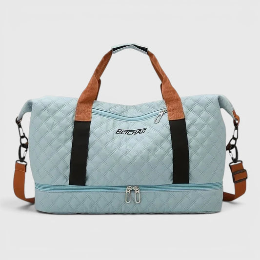 Travessia Reisetasche mit Schuhfach und Rautenmuster