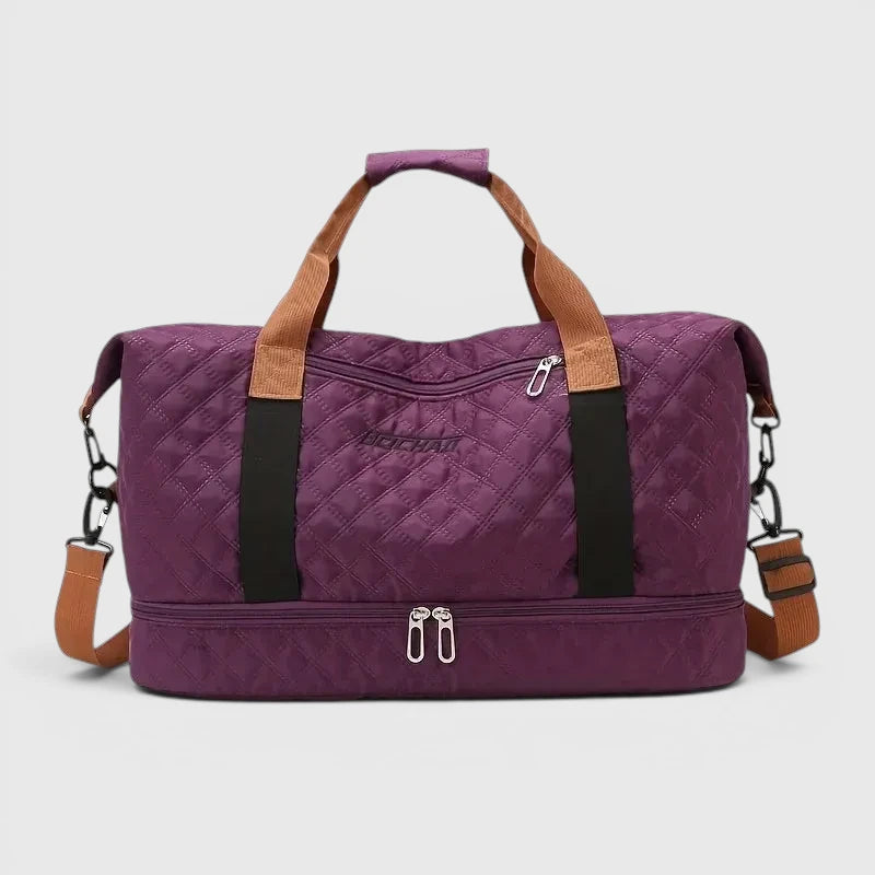 Travessia Reisetasche mit Schuhfach und Rautenmuster