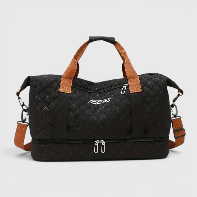 Travessia Reisetasche mit Schuhfach und Rautenmuster