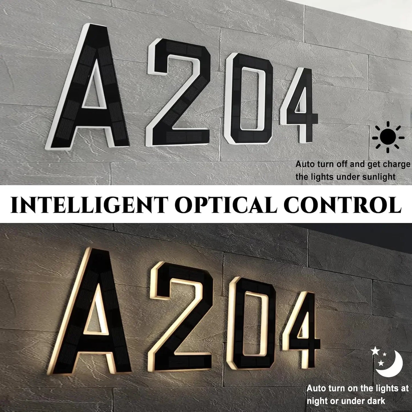 LumiDigit™ – Solar-LED Hausnummern