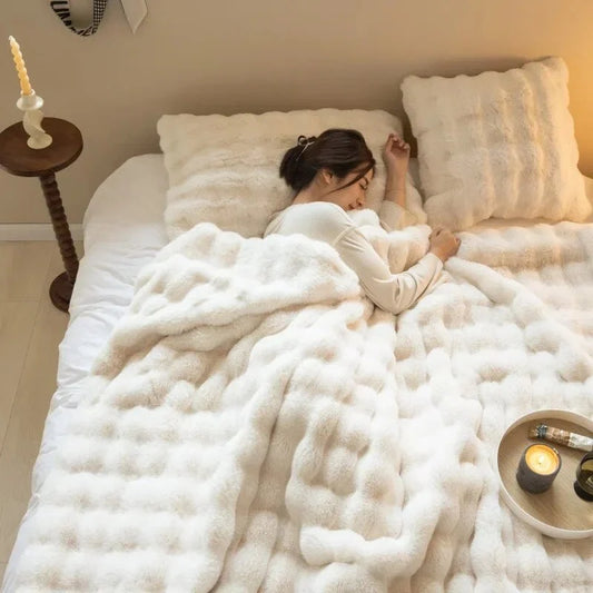 Flauschdecke SnuggleSoft | Wendbar | Ganzjährige Wärme | Fleece – image 6