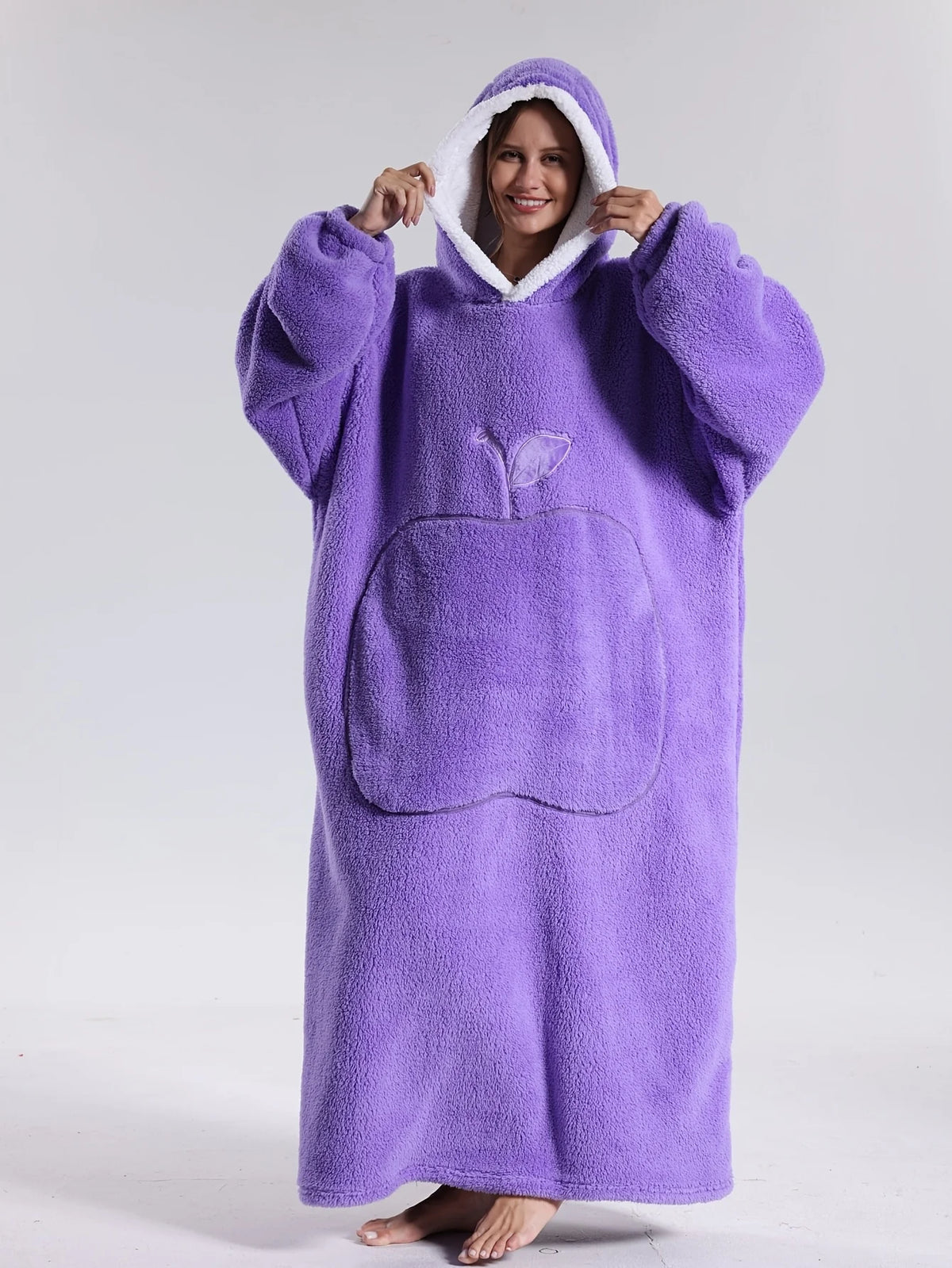 Oversized Hoodie Decke mit Kapuze | WärmeHood – image 7