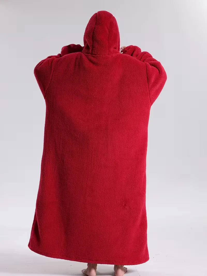 Oversized Hoodie Decke mit Kapuze | WärmeHood – image 14