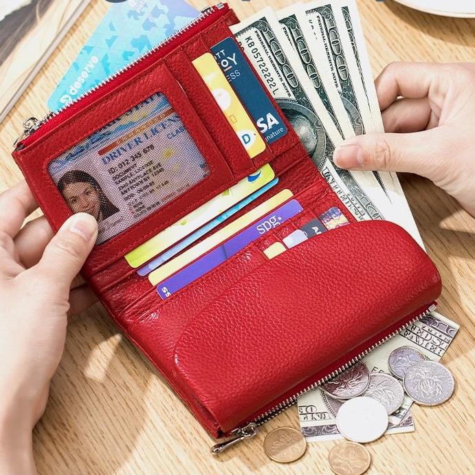 PebbleWallet – Kompakte RFID Lederbörse