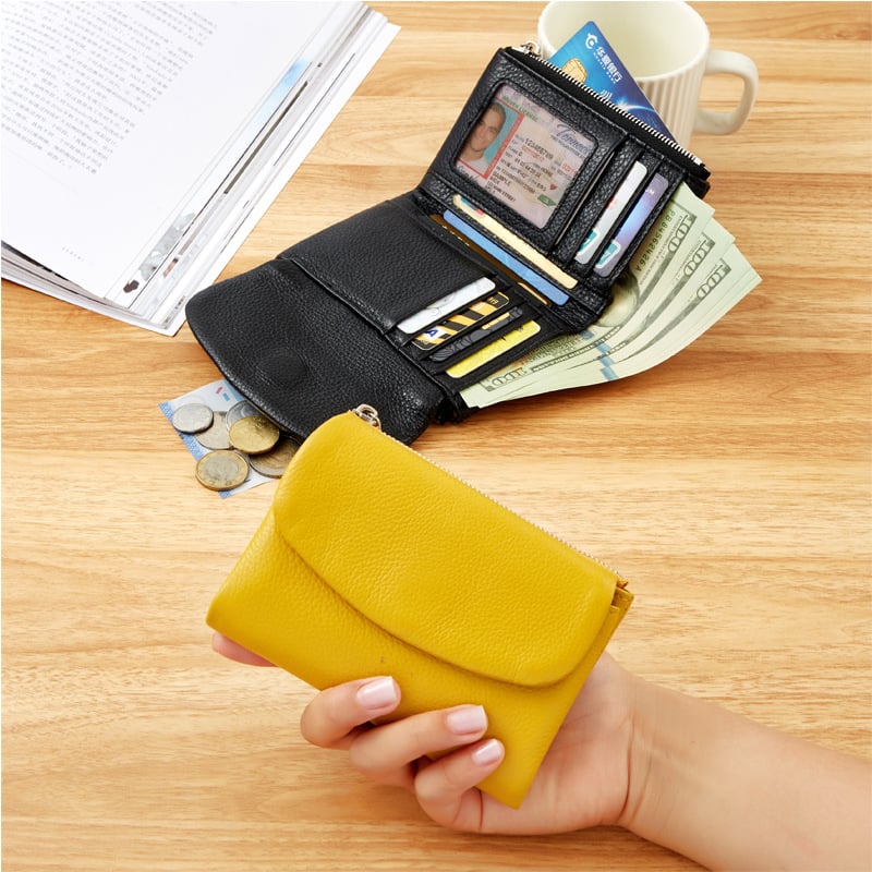 PebbleWallet – Kompakte RFID Lederbörse