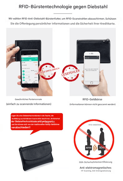 PebbleWallet – Kompakte RFID Lederbörse