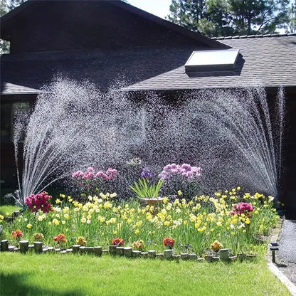 Garten-Bewässerungssprinkler – 360° Automatik, 12 Düsen, wassersparend, für Balkon & Garten