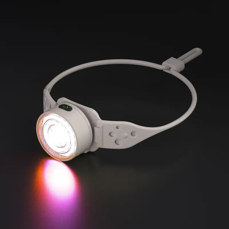 Leichte & langlebige Mehrzweck-Stirnlampe – Hautfreundliches Silikon, wiederaufladbar, wasserfest für Nachtlauf & Outdoor