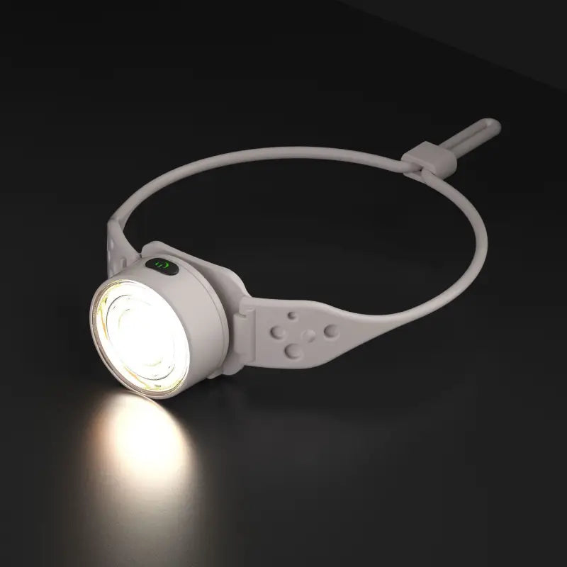 Leichte & langlebige Mehrzweck-Stirnlampe – Hautfreundliches Silikon, wiederaufladbar, wasserfest für Nachtlauf & Outdoor